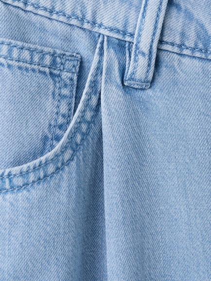 Mango Emm Barrel Fit Jeans, Light Blue - view 2, Light Blue