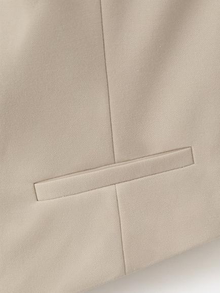Mango Chaleco Evan Tailored Halterneck Waistcoat - view 2, Sand