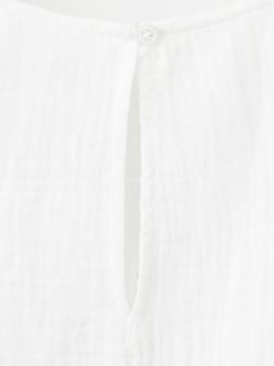 Mango Rodas Cotton Shell Top, White - view 2, White