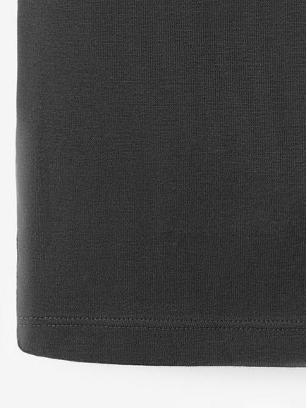 Mango Cotton Rich Tank Top, Black - view 2, Black