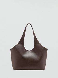 Mango Shopper Tote Bag, Chocolate, Chocolate