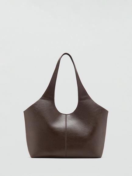 Mango Shopper Tote Bag, Chocolate, Chocolate