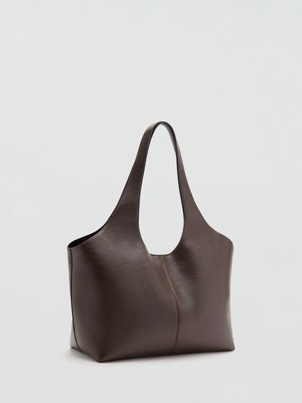 Mango Shopper Tote Bag, Chocolate - view 2, Chocolate