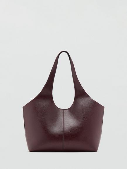 Mango Shopper Bag, Bordeaux, Bordeaux