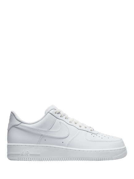 Nike Air Force 1 07 Leather Trainers, White, White