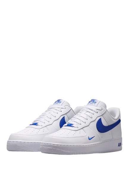 Nike Air Force 1 Tech Trainers, White / Royal - view 2, White / Royal