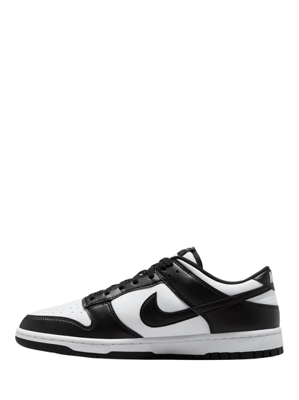 Nike Dunk Low Top Trainers, White /Black White - view 2, White /Black White