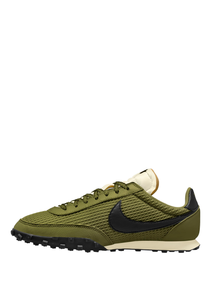 Nike Waffle Racer 26 Trainers, Legiongrn/Black/Sail - view 2, Legiongrn/Black/Sail