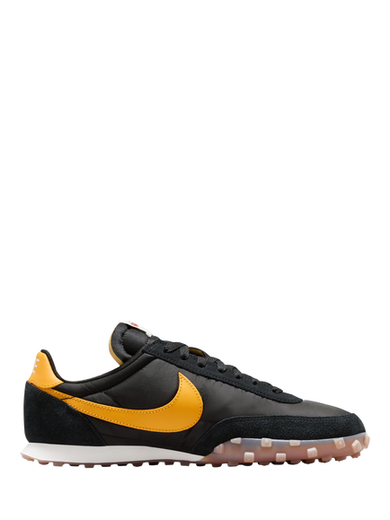 Nike Waffle Racer 26 Trainers, Blk/Gold/Sail/Gum/Br, Blk/Gold/Sail/Gum/Br
