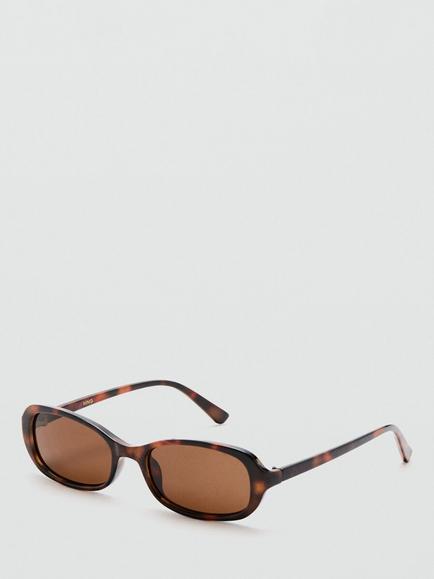 Mango Oval Sunglasses, Chocolate - view 2, Chocolate