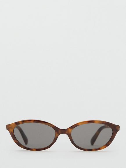 Mango Oval Sunglasses, Chocolate, Chocolate
