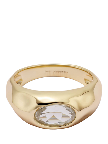 Daisy x Estée Lalonde Sapphire Ring, Gold, Gold