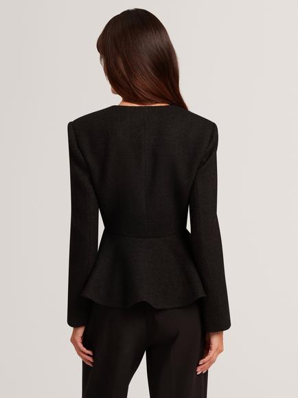 Ted Baker Raddi Peplum Blazer, Black - view 2, Black