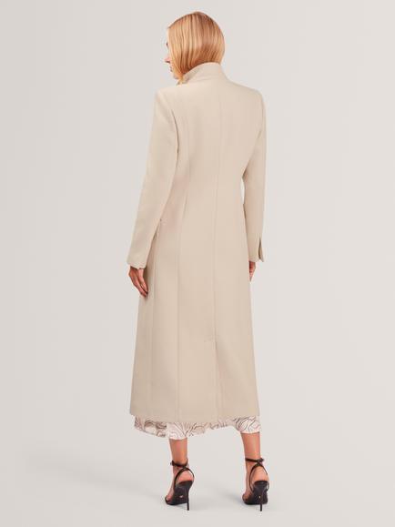 Ted Baker Mindee Wool Rich Wrap Coat, Blush Pink - view 2, Blush Pink