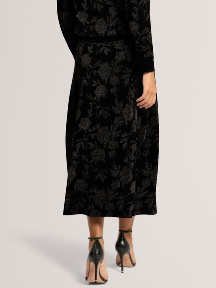 Ted Baker Solana Midi Skirt, Black - view 2, Black