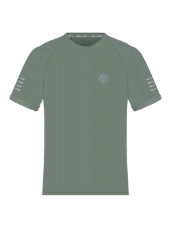 Proviz Men's REFLECT360 Reflective Short Sleeve Running Top, Olive