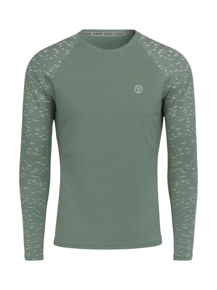 Proviz Men's Reflective Long Sleeve Training Top, Olive