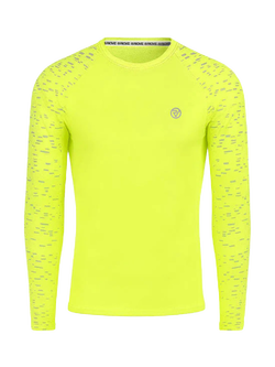 Proviz Men's Reflective Long Sleeve Training Top, Yellow