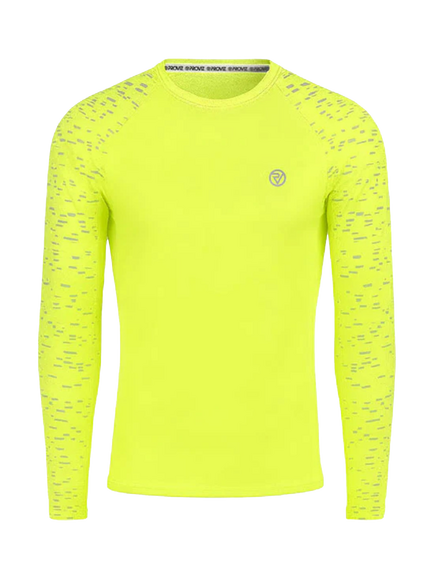 Proviz Men's Reflective Long Sleeve Training Top, Yellow