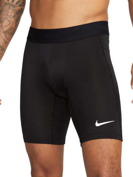 Nike Pro Dri-FIT 9" Men's Shorts, Black/White, Black/White