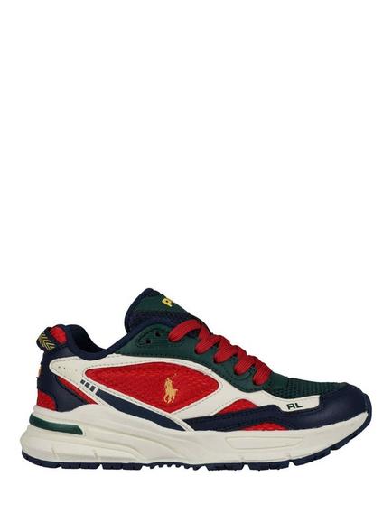 Ralph Lauren Kids' Trackster 275 Trainers, Red/Multi, Red/Multi