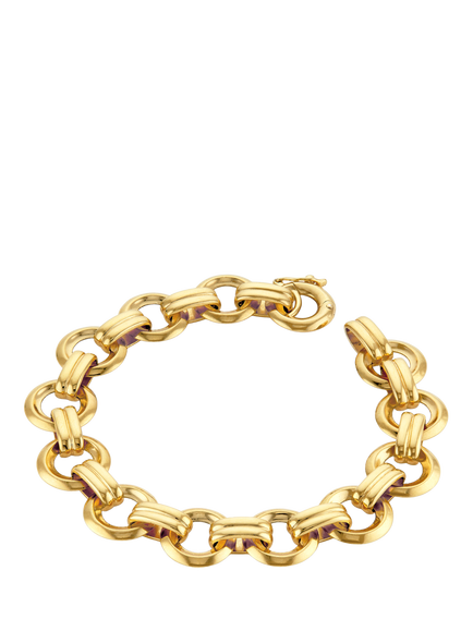 Dinny Hall Chunky Link Bracelet, Gold, Gold