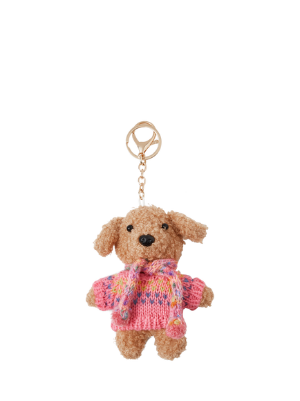 Angels by Accessorize Kids' Teddy Bear Bag Charm, Pink, Pink