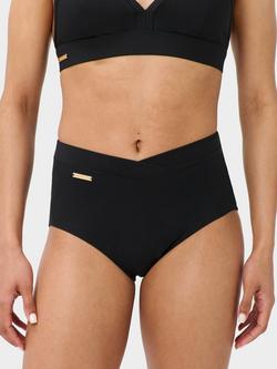 Sweaty Betty Wrap Front High Waist Bikini Bottoms, Black