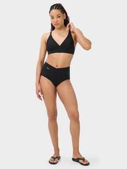 Sweaty Betty Wrap Front High Waist Bikini Bottoms - view 2, Black