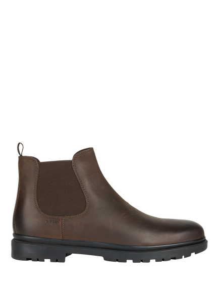 Geox Andalo Leather Chelsea Boots, Coffee, Coffee