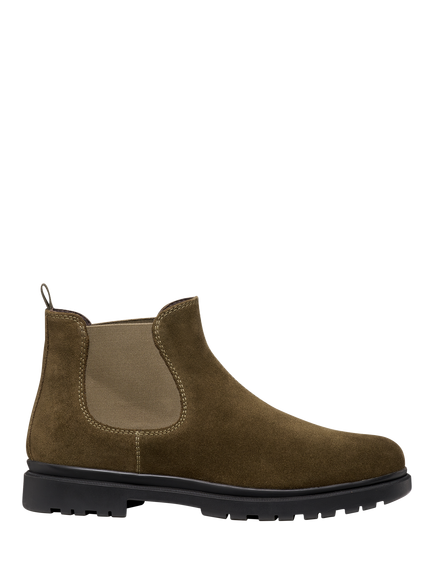 Geox Andalo Suede Chelsea Boots, Military, Military