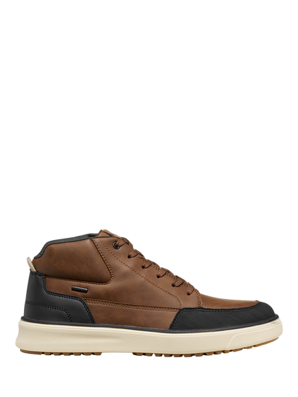 Geox Cenisio ABX Wide Fit Waterproof Lace Up Trainers, Nut