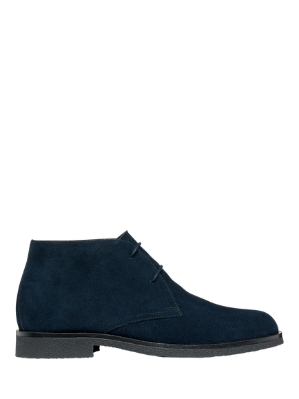 Geox Claudio Suede Lace Up Desert Boots, Navy