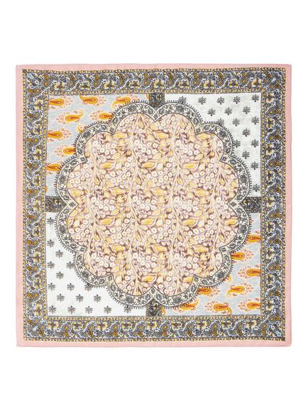 Yumi Paisley Placement Square Scarf, Multi - view 2, Multi