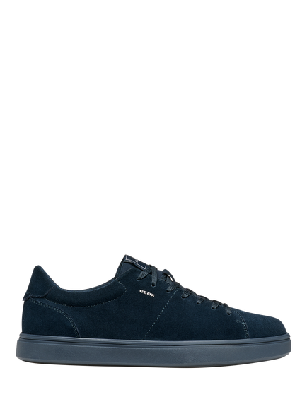 Geox Baltmoore Suede Lace Up Trainers, Navy, Navy
