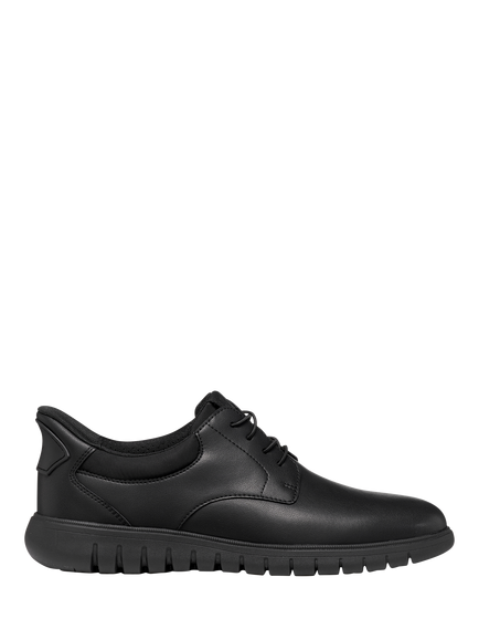 Geox Flextride F Wide Fit Trainers, Black, Black