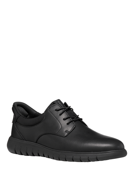 Geox Flextride F Wide Fit Trainers, Black - view 2, Black