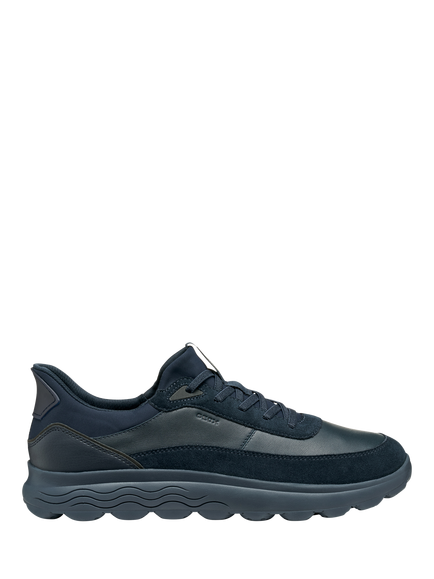 Geox Spherica PLUS Lace Up Trainers, Navy, Navy