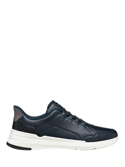 Geox Vittour Plus Lace Up Trainers, Dark Navy, Dark Navy