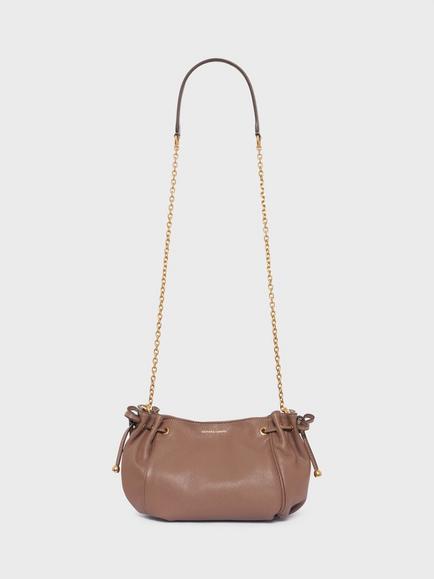 Gerard Darel Le Mini 24 Leather Cross Body Bag, Taupe, Taupe
