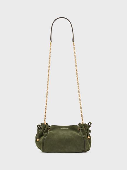 Gerard Darel Le Mini 24 Leather Cross Body Bag, Green, Green
