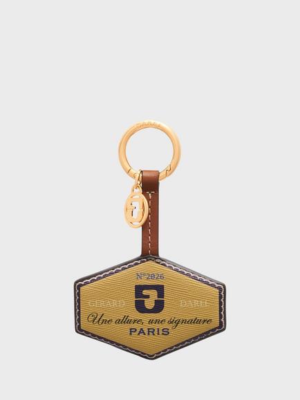 Gerard Darel Signature GD Keyring, Multi, Multicolor