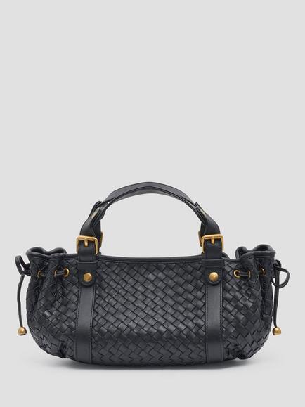 Gerard Darel 12H Leather Grab Bag, Black - view 2, Black