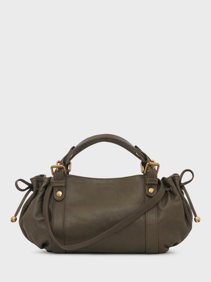 Gerard Darel 12H Leather Grab Bag, Khaki, Khaki