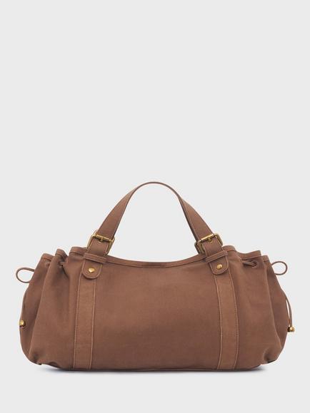 Gerard Darel 24H Contrast Strap Grab Bag - view 2, Beige