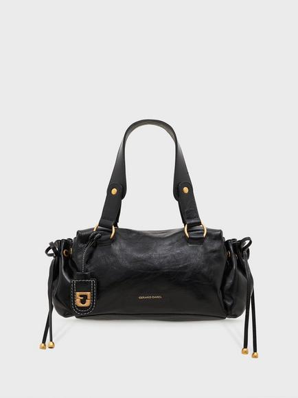 Gerard Darel Grace Leather Grab Bag, Black, Black