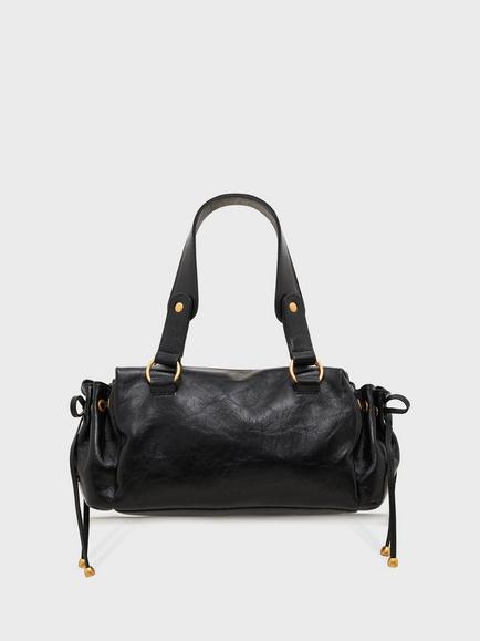 Gerard Darel Grace Leather Grab Bag, Black - view 2, Black