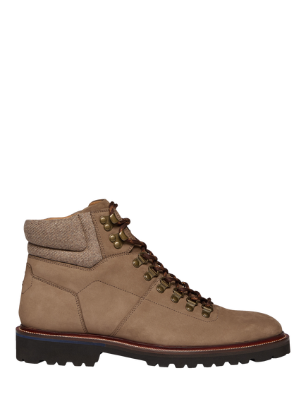Oliver Sweeney Bisham Nubuck Lace Up Ankle Boots, Taupe Nubuck, Taupe Nubuck