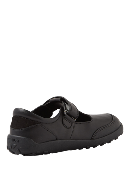 Bobux Kids' Becky Leather T-Bar School Shoes, Black - view 2, Black