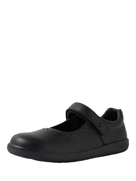 Bobux Kids' Bestie Leather Mary Jane School Shoes, Black - view 2, Black
